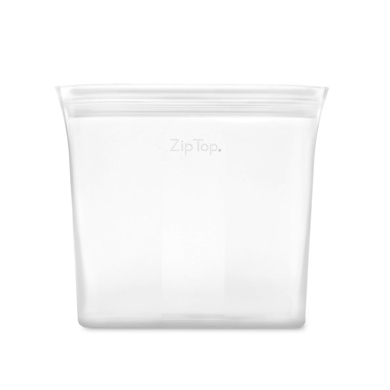 Zip Top Reusable Food Storage Bags | Sandwich Bag [Frost] | Silicone Meal Prep Container | Microwave, Dishwasher and Freezer Safe | Made in the USA - Image 2
